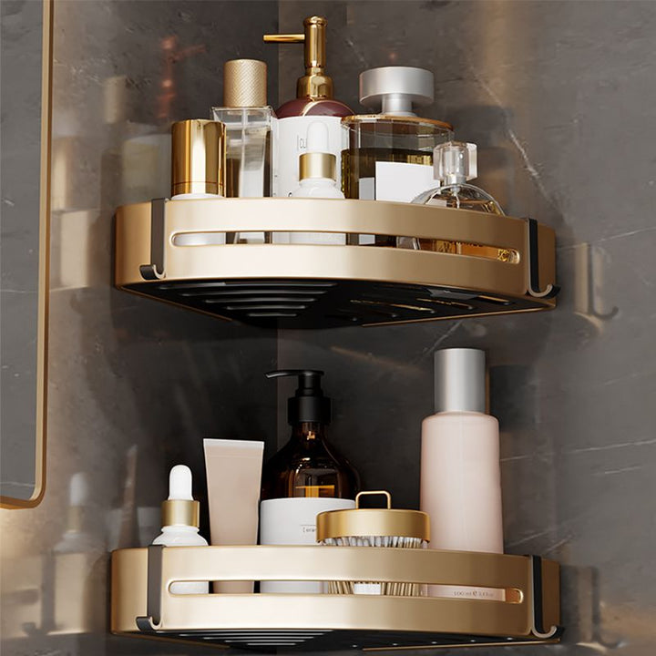 BowLift | Modern Gold Bathroom Accessories Set Bathroom Shelf Bathroom Accessories Set