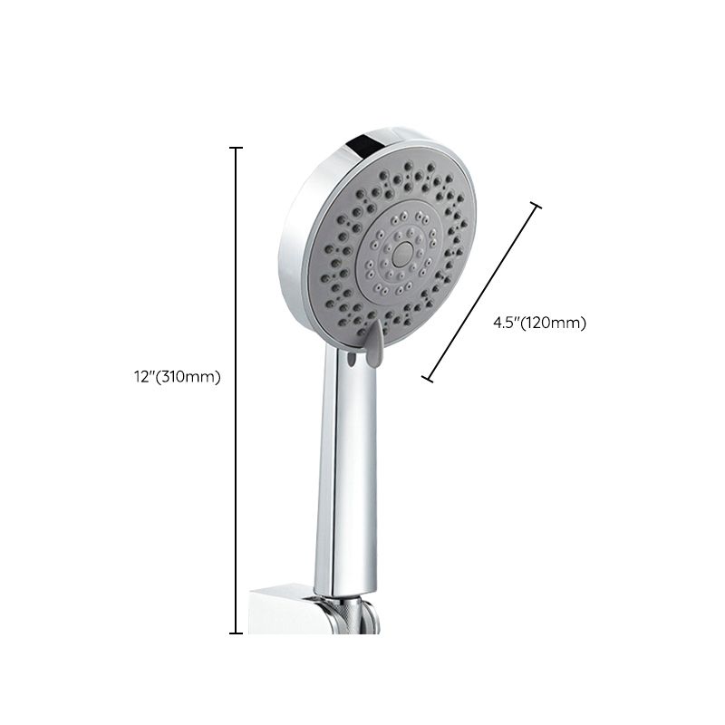BowLift | Modern Style Round Handheld Shower Bathroom Metal Wall-Mounted Hand Shower