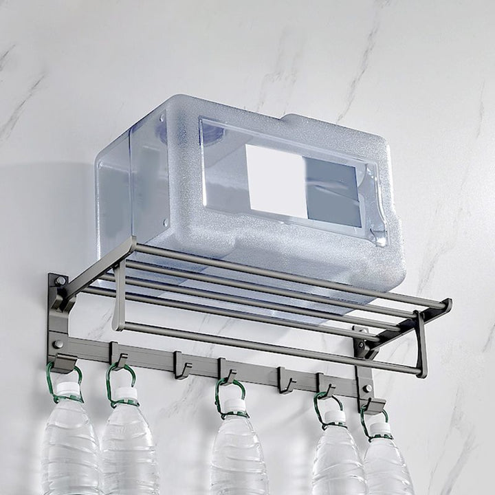BowLift | Modern Chrome Bathroom Accessories Set Aluminum Bathroom Fixtures Set