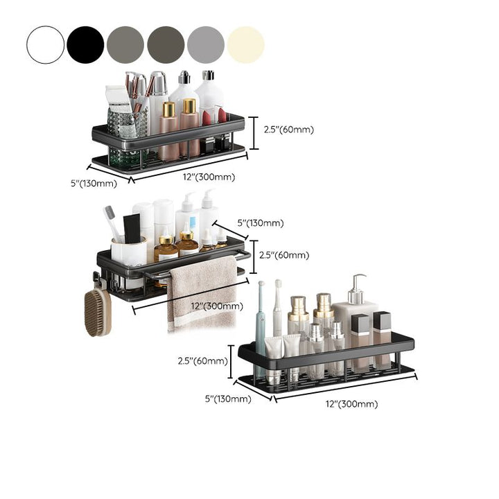 BowLift | Modern Bathroom Accessory Hardware Set 1/2/3 - Piece Bathroom Shelf