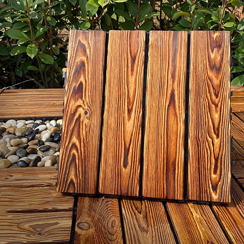 BowLift | Outdoor composite decking tiles with snap-in stripe detail kit decking tiles