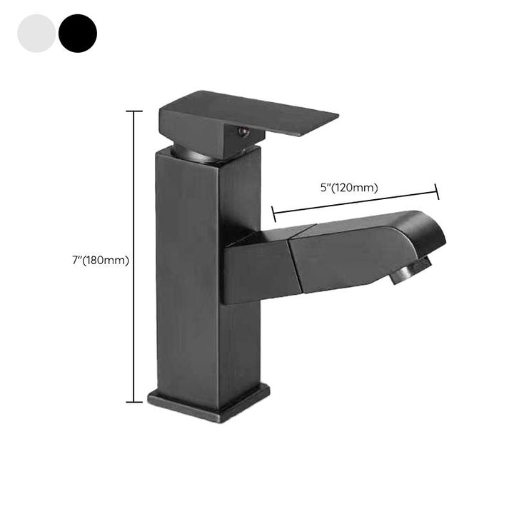 BowLift | Modern Design Bathroom Faucet Single Lever Mixer with Water Hose