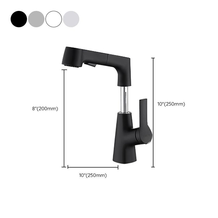 BowLift | Swivel Spout Sink Faucet Brass Bathroom Low Arc Mixer