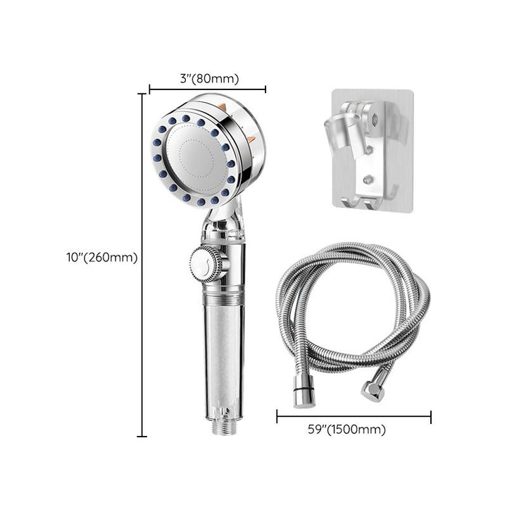 BowLift | Contemporary Handheld Supercharged Showerhead Round Turbo Spray Head