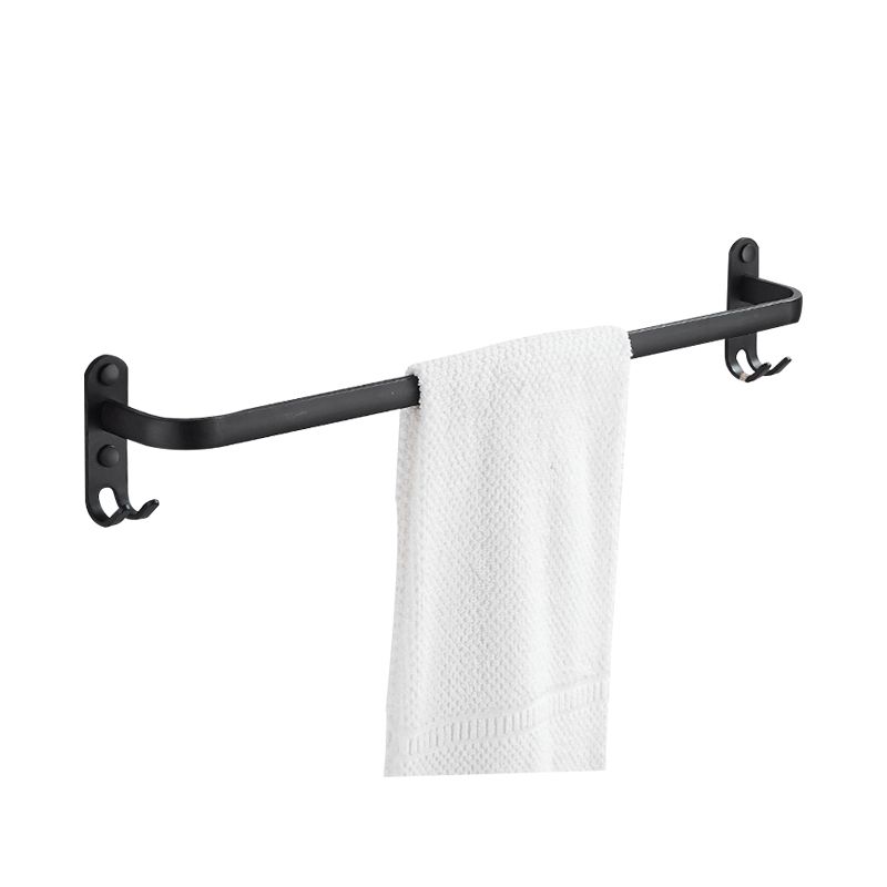 BowLift | Modern black aluminum bathroom accessory set towel bar bathroom fittings