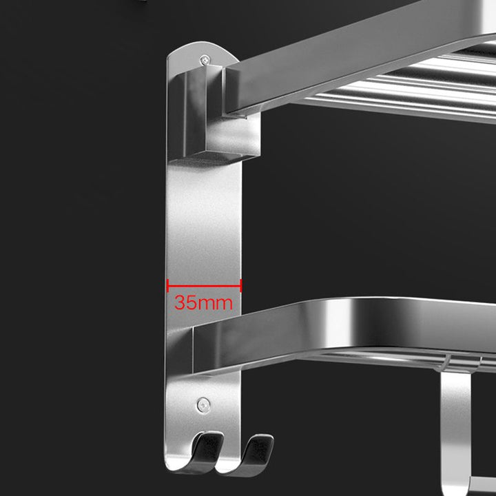 BowLift | Modern Silver Bathroom Fixtures Set Metal Bathroom Accessories Kit