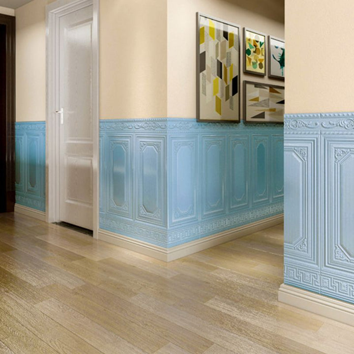 BowLift | Contemporary waterproof 3D wall strip veneer for peeling and sticking on interior walls