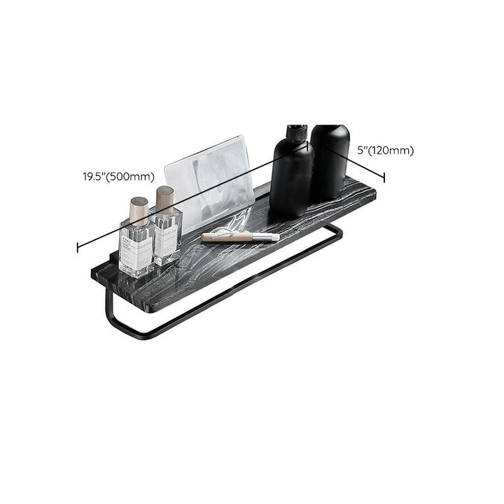 BowLift | Metal and marble bathroom accessories as a single piece or as a set in black