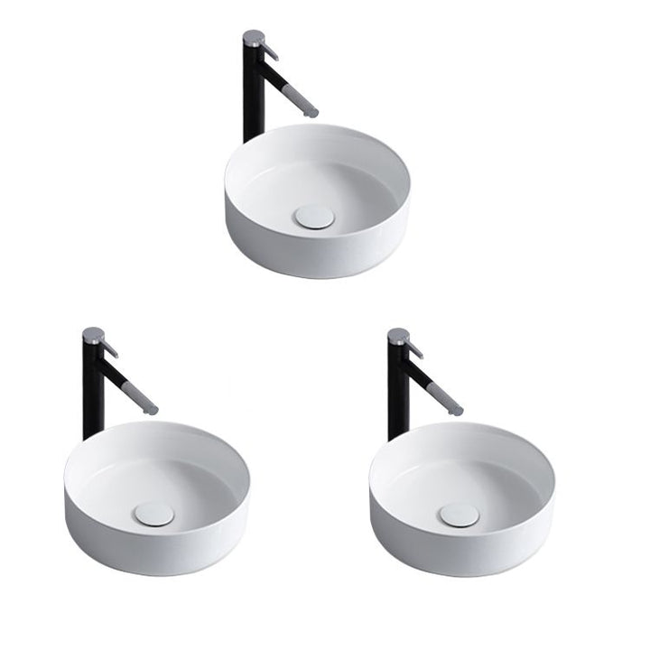 BowLift | Modern Sink Ceramic Solid Color Round Sink