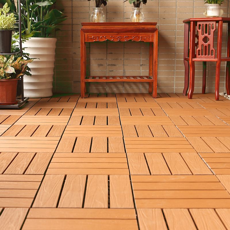 BowLift | Composite deck tile Solid Color Waterproof Patio Floor Tile
