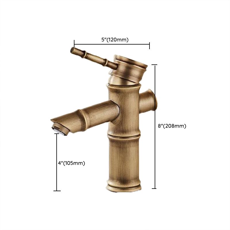 BowLift | Brass Country Basin Tap Single Hole Sink Faucet for Bathroom