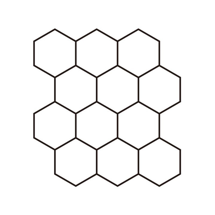 BowLift | Peel and Stick Hexagonal Tiles Waterproof Peel & Stick Tile for Shower 2-Pack