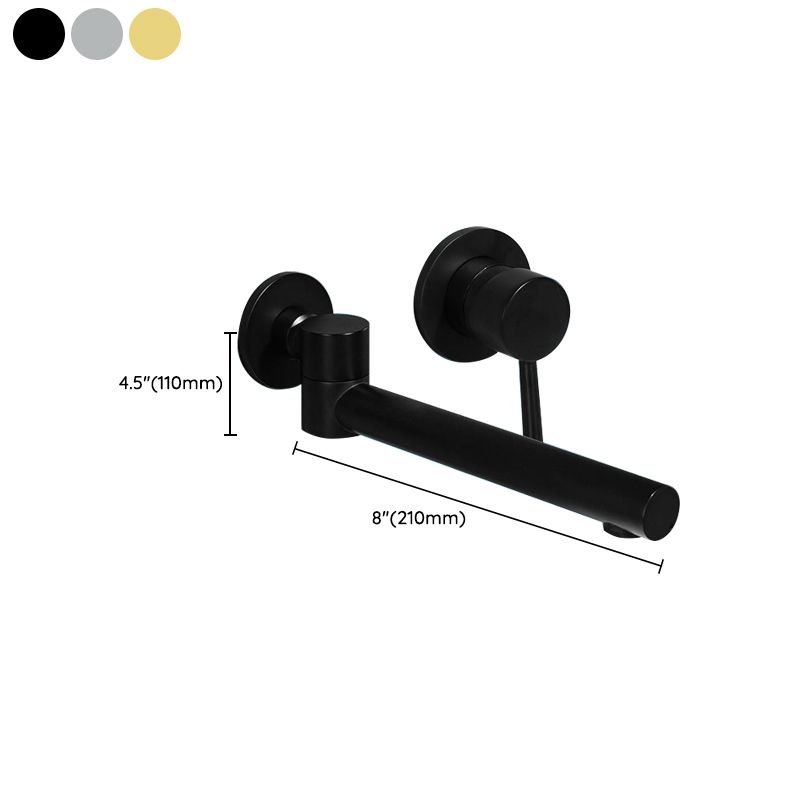 BowLift | Contemporary Wall-Mounted Single-Hand Kitchen Faucet Low Arc Water Filler