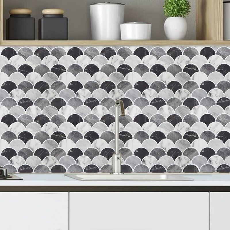 BowLift | Modern Peel and Stick Tiles PVC Fish Scale Peel and Stick Baseboard