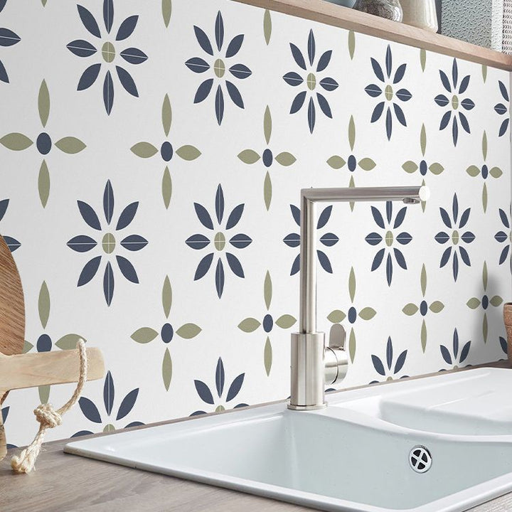 BowLift | Square Peel & Stick Tile with Pattern Waterproof Tile for Home