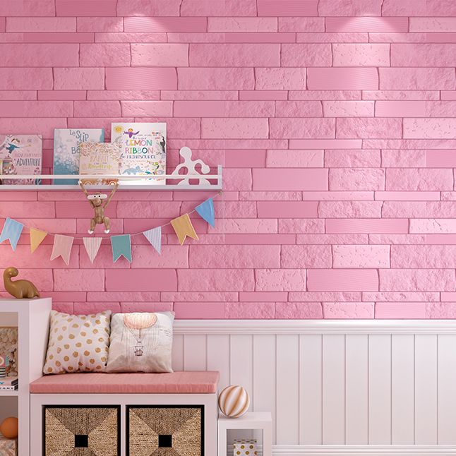 BowLift | Industrial 3D Brick Wall Plank Bathroom Living Room Wall Panel Set of 10