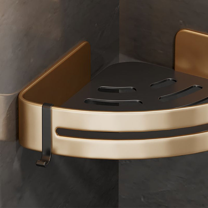 BowLift | Modern Gold Bathroom Accessories Set Bathroom Shelf Bathroom Accessories Set