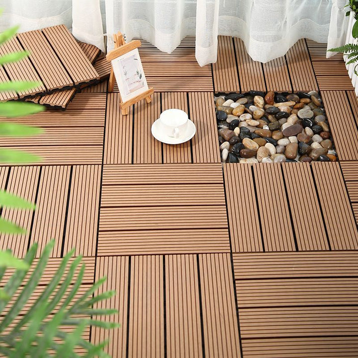 BowLift | Rectangular constructed tiles Water resistant parquet flooring for balcony