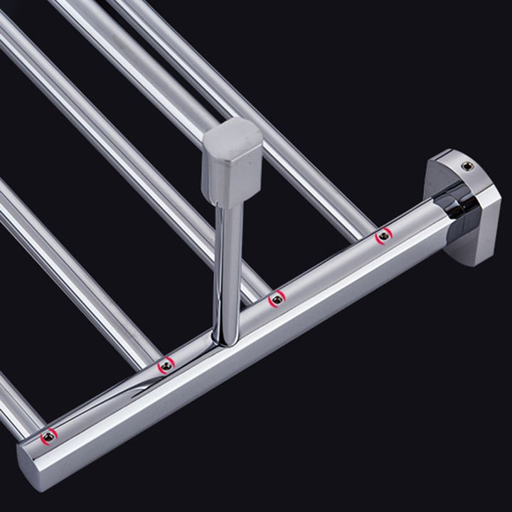 BowLift | Contemporary Bathroom Accessories Hardware Set made of silver metal