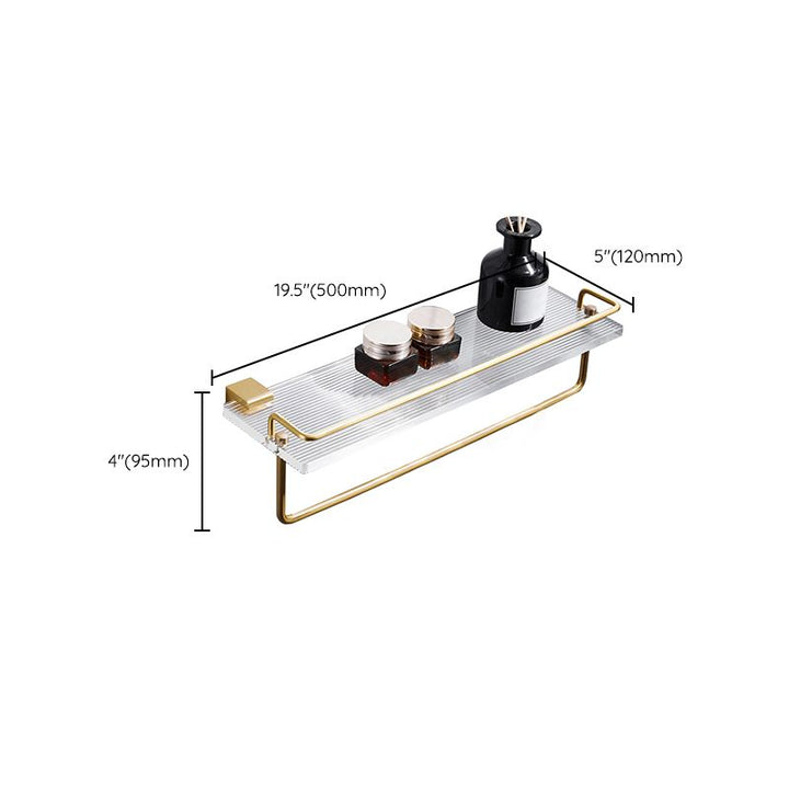 BowLift | Metal Minimalist Bathroom accessory single or in set in Gold
