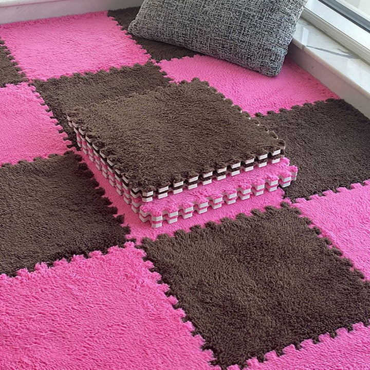 BowLift | Modern carpet tiles level loop snap system square bedroom carpet tiles