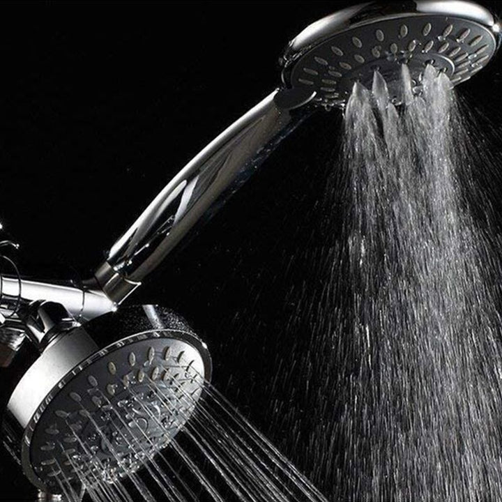 BowLift | Modern Style Shower Heads Dual Wall Mounted Round Metal Dual Shower