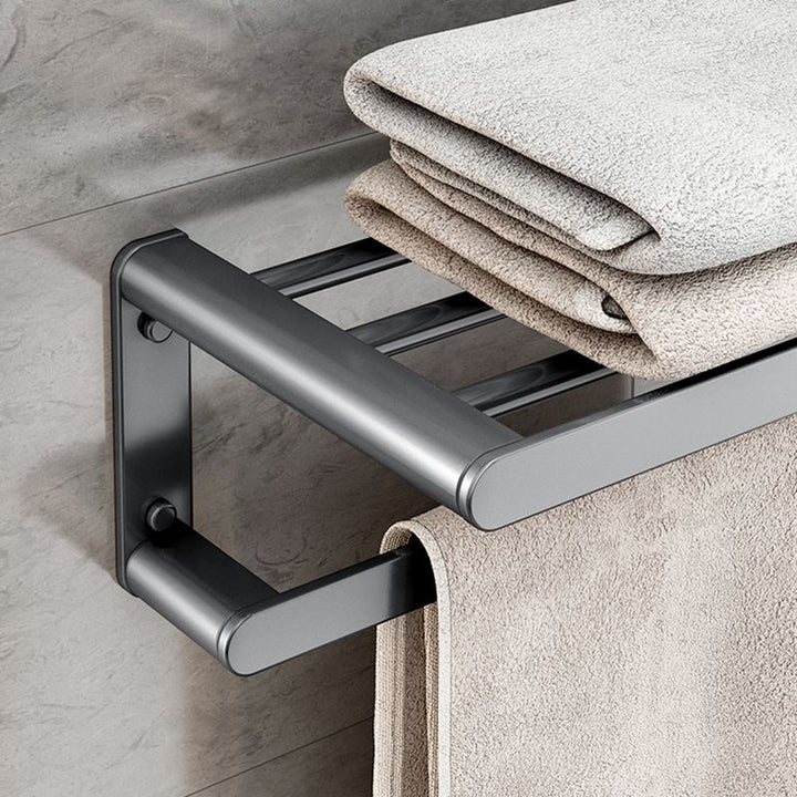 BowLift | Matte Gray Bathroom Hardware Set Modern Bathroom Accessories Set