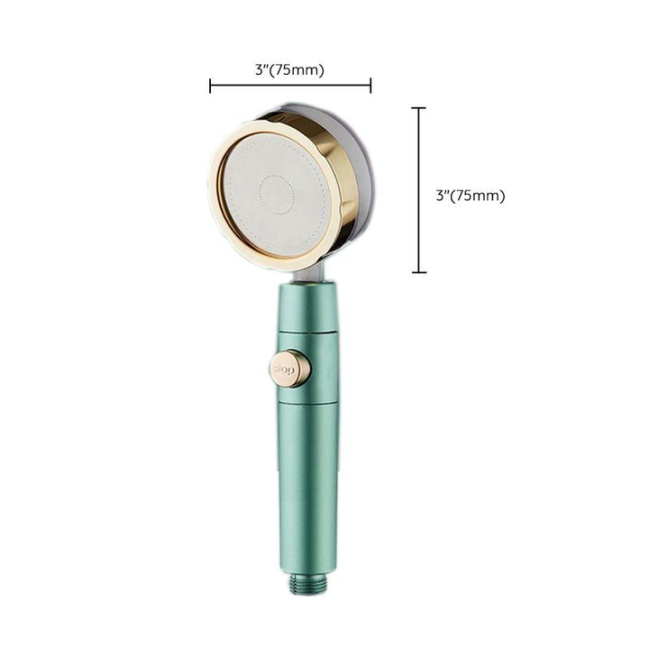 BowLift | Modern Shower Head for the Bathroom 2-Jet Massage Rain Shower Round Wall Mounted Shower Head