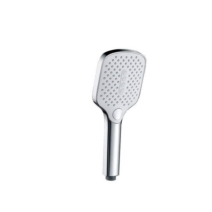 BowLift | Contemporary Fixed Head Square Supercharged Showerhead Combo