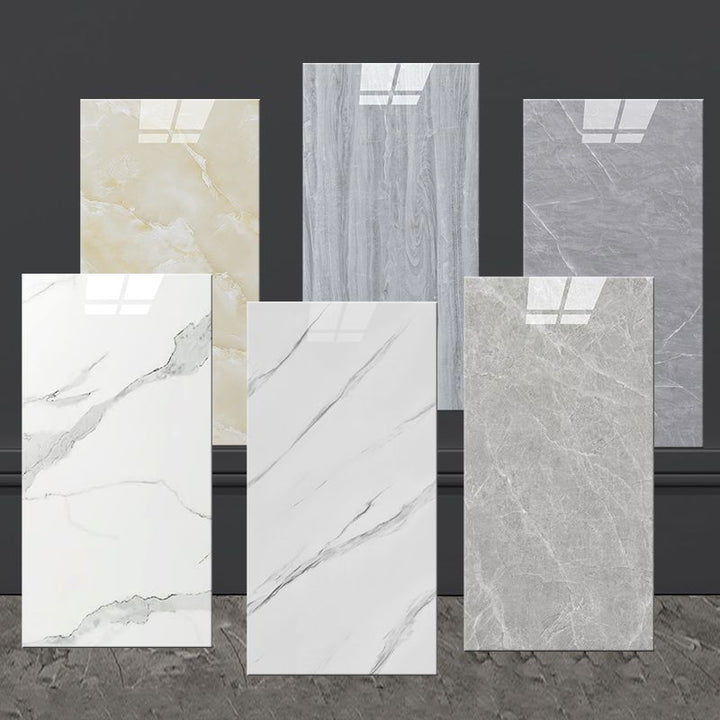 BowLift | Modern Marbling Single Plate Waterproof Back Wall Rectangular Wall Tile