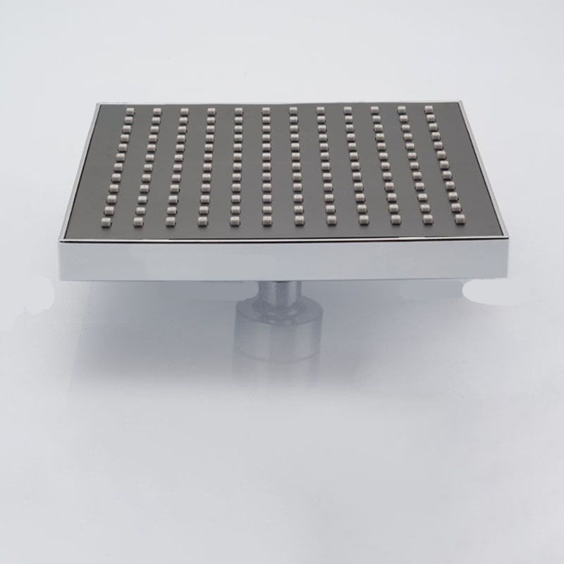 BowLift | Modern square solid shower head with shower arm wall-mounted shower head made of stainless steel