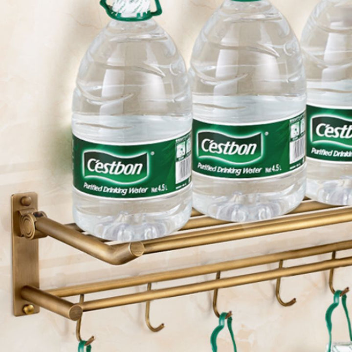 BowLift | Traditional Bathroom Accessory Set Gold Paper Holder Bathroom Set
