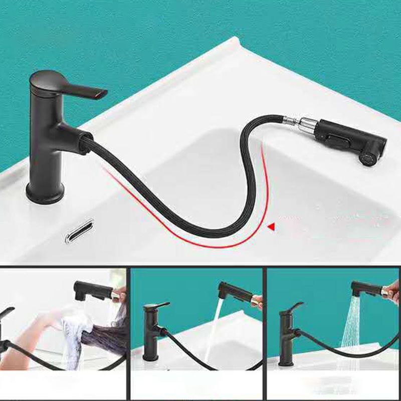 BowLift | Contemporary Sink Faucet Plian Low Arc Center-Set Bathroom Faucet