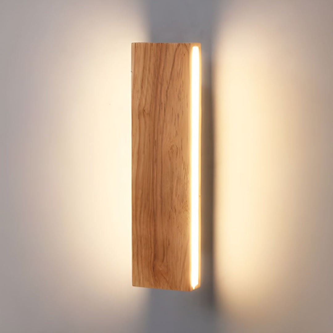 BowLift | Wall Light With Rotatable Wood LED Design