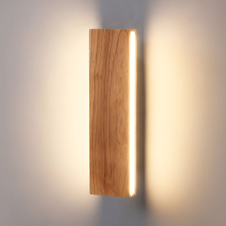 BowLift | Wall Light With Rotatable Wood LED Design