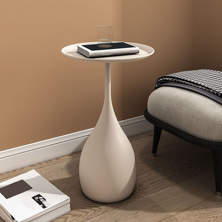 BowLift | Beef Metal Table with Base Medieval Side Table in Modern Style