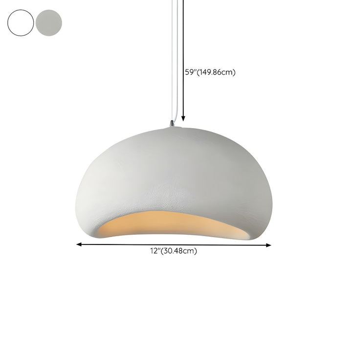BowLift | LED Pendant Lamp - Nordic Wabi Sabi Design - Adjustable Lighting Fixture for Home Decor & Modern Interiors