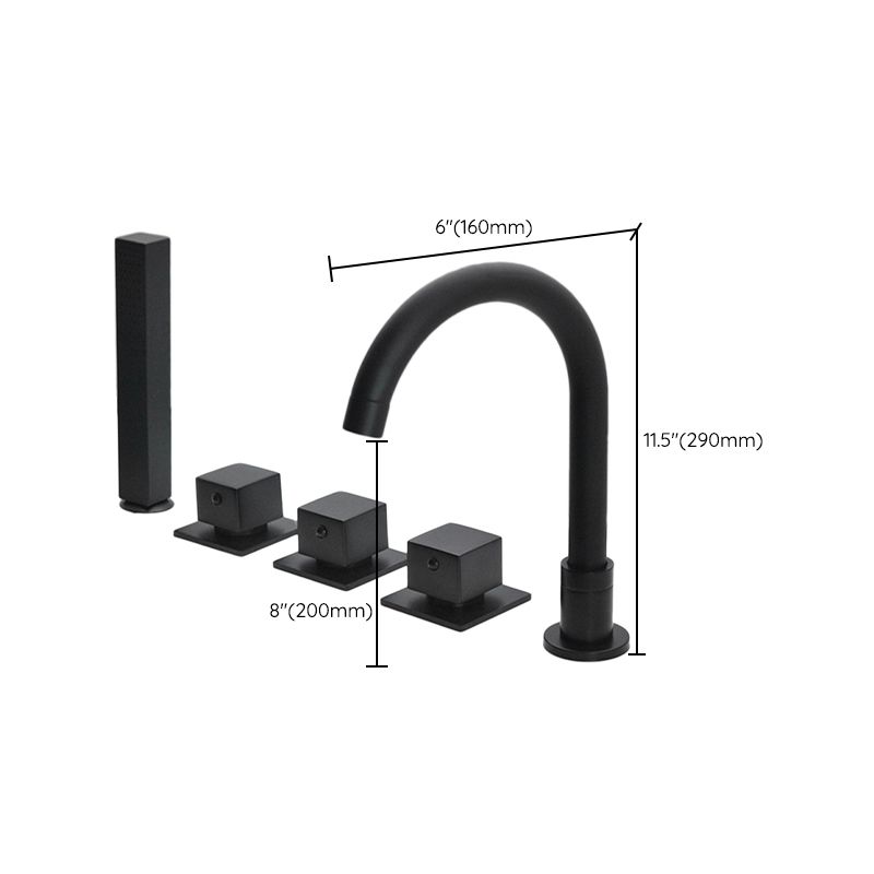 BowLift | Contemporary Style Bathroom Faucet Metal Deck Mounted Bathroom Faucet