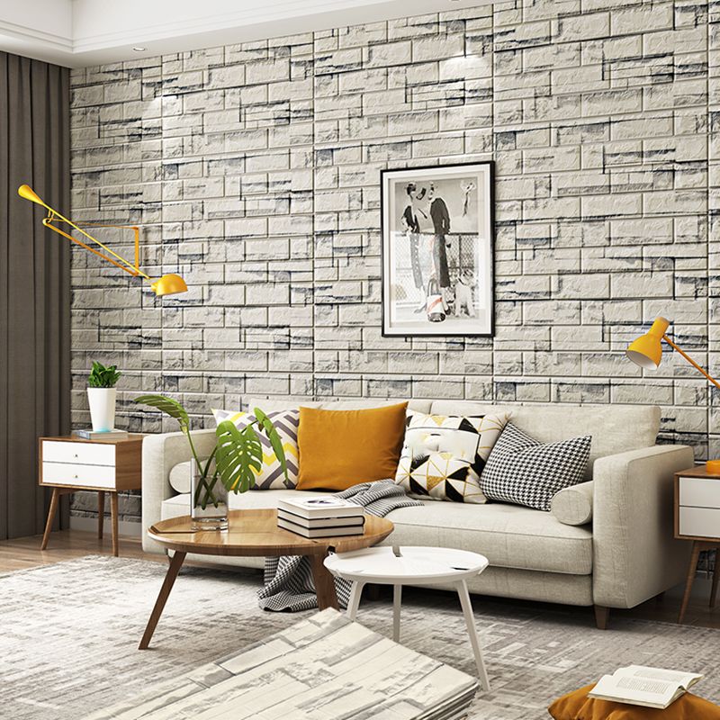 BowLift | Industrial Wall Panel 3D Brick Wall Panels Waterproof Stickers Wall Tiles Set of 10