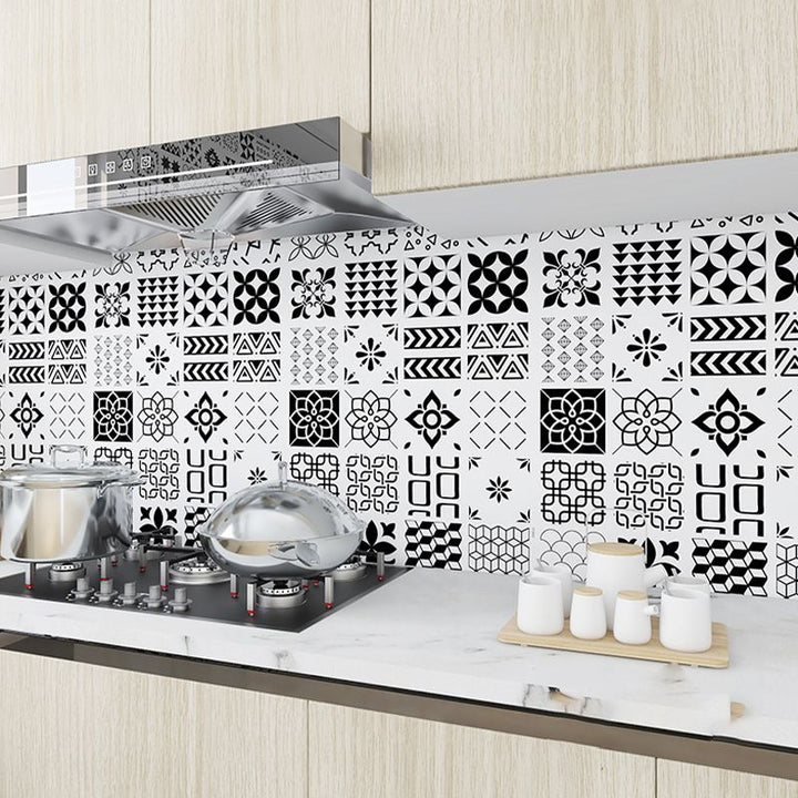 BowLift | Modern Peel and Stick Backsplash PVC Mosaic Tiles Wallpaper for Backsplash Wall