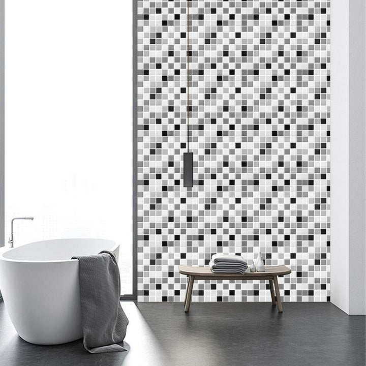 BowLift | Tile Stripping & Gluing Square Mosaic PVC Stain Resistant Stripping and Gluing Plates for Shower 5 Pack