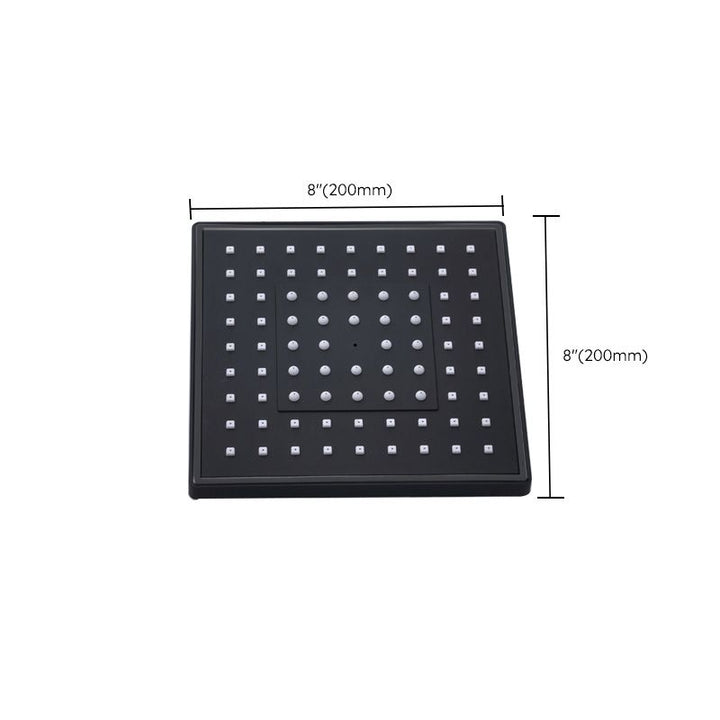 BowLift | Contemporary Style Shower Head Plastic Fixed Shower Head in Round and Square Shape