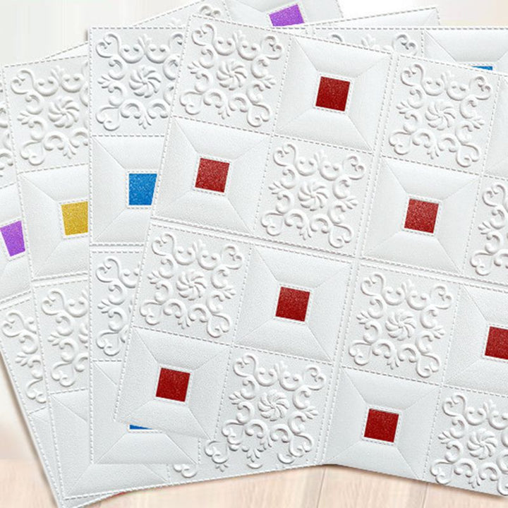 BowLift | Modern wall covering foam 3D embossed peel and stick wall panel