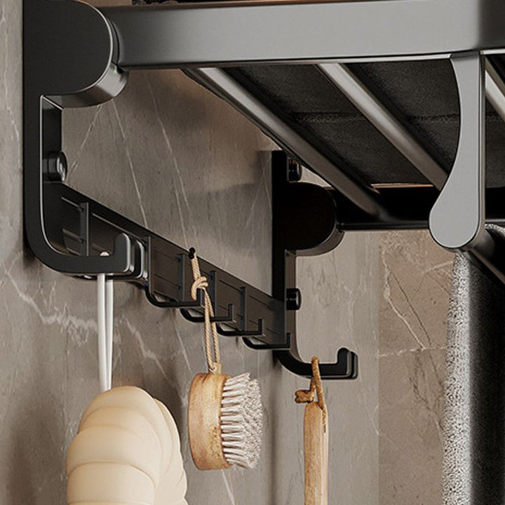 BowLift | Traditional Aluminum Bathroom Accessories Set Black Bathroom Accessories Kit