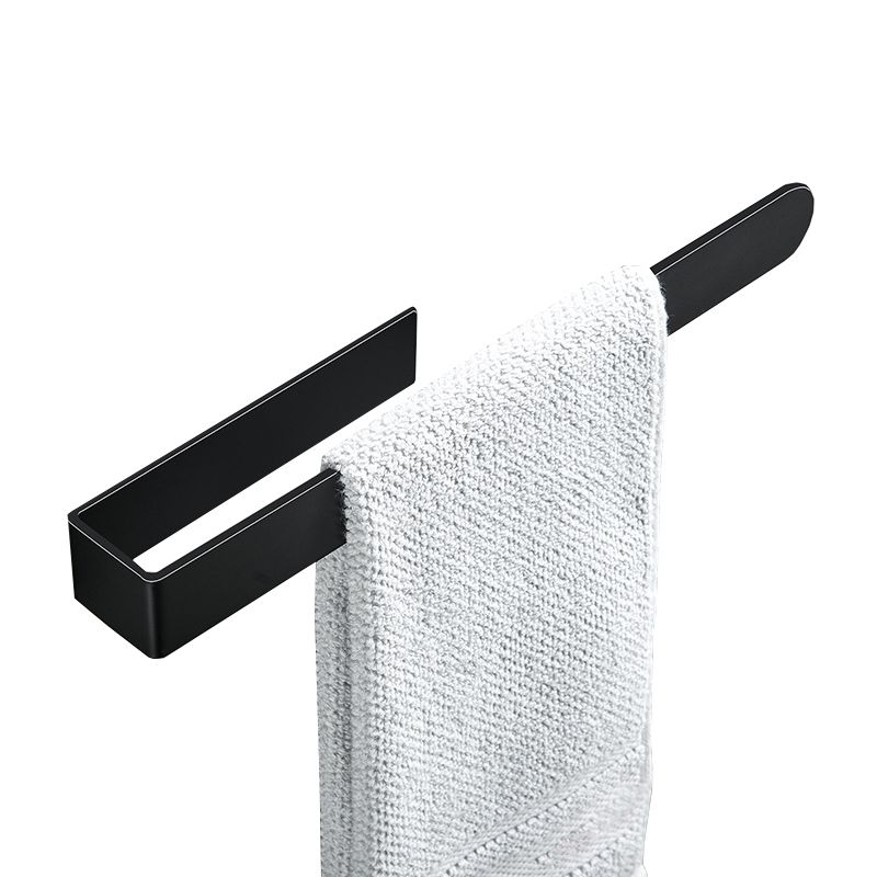 BowLift | Modern Towel Ring Bathroom Hardware Set Stainless Steel/Black Bath Hardware Set