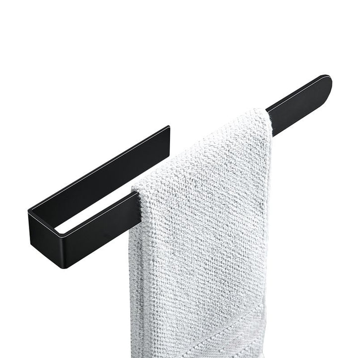 BowLift | Modern Towel Ring Bathroom Hardware Set Stainless Steel/Black Bath Hardware Set