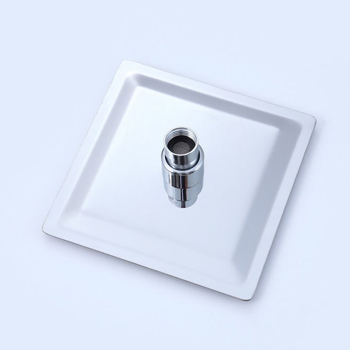 BowLift | Square Stainless Steel Showerhead in Silver 6-Inch Fixed Showerhead
