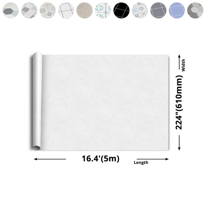 BowLift | Modern Vinyl Floor Planks Peel & Stick Grid Print PVC Flooring