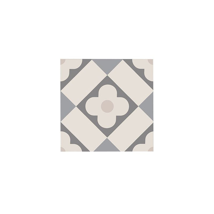 BowLift | Beige Tone Peel & Stick Tile Square Pattern Print Single Tile