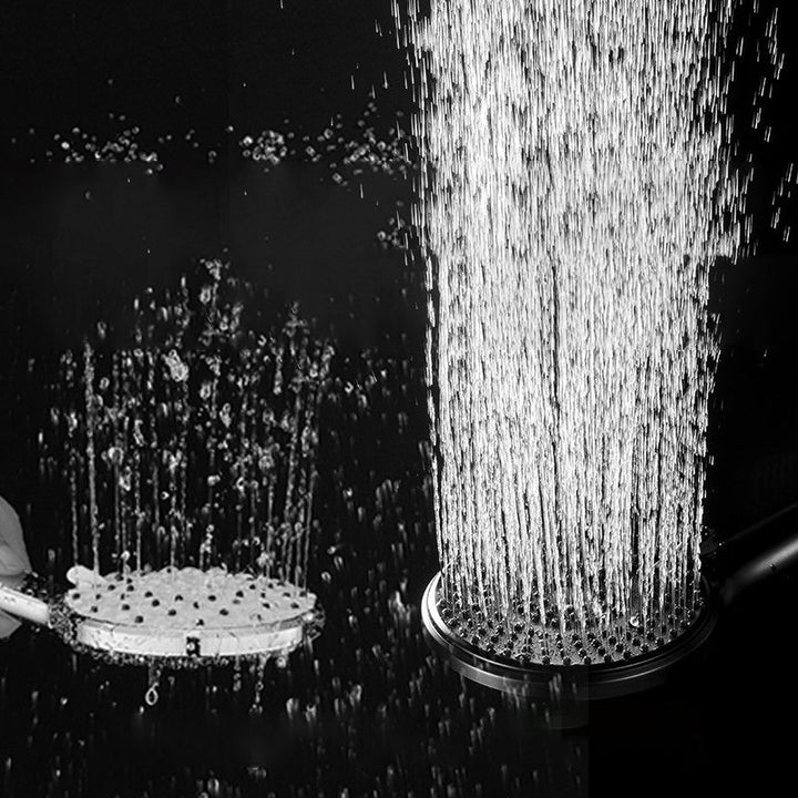 BowLift | Round Shower Head Plastic Handheld Shower with Adjustable Spray Pattern